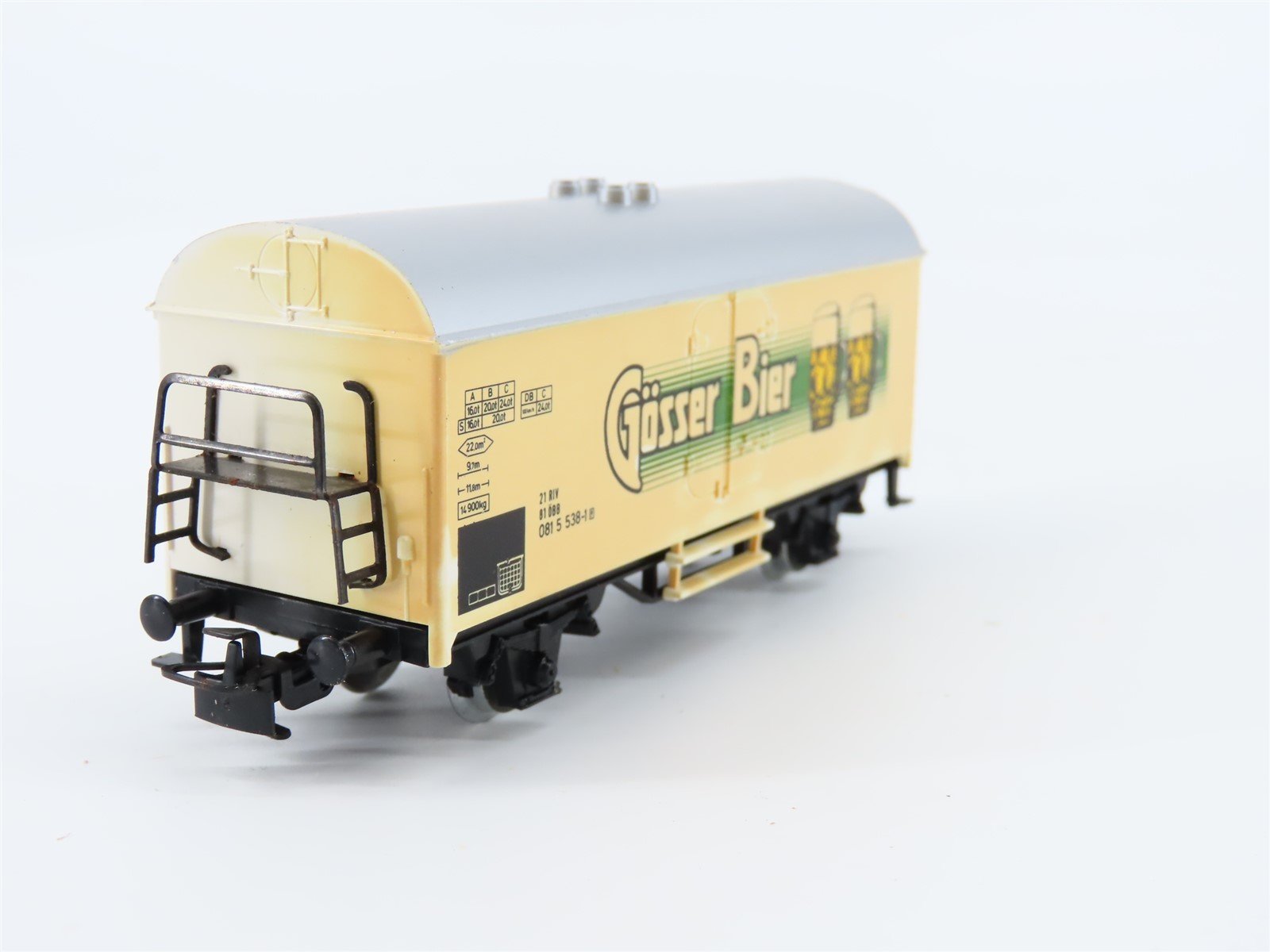 HO Scale Marklin 4567 OBB Austrian Gösser Beer Reefer #538-1P
