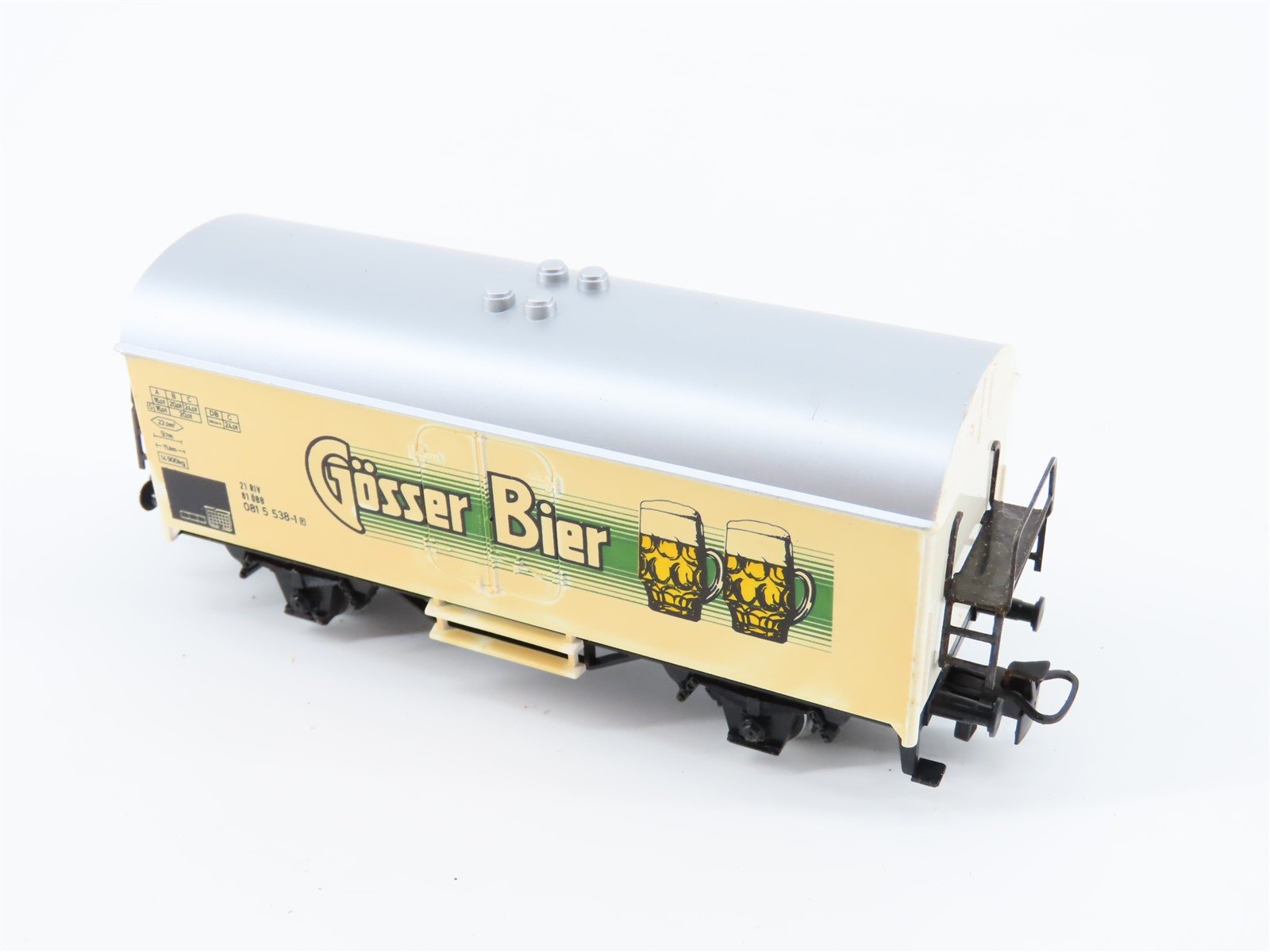 HO Scale Marklin 4567 OBB Austrian Gösser Beer Reefer #538-1P