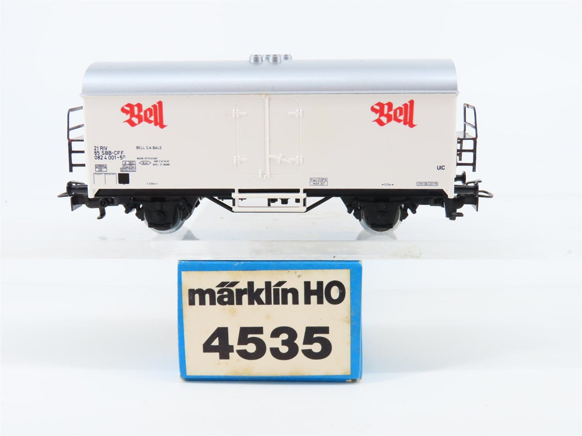 HO Scale Marklin 4535 SBB-CFF Swiss Bell Beer Reefer #001-5P