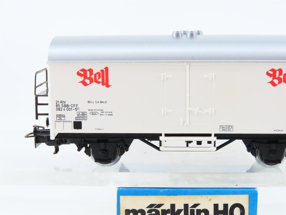 HO Scale Marklin 4535 SBB-CFF Swiss Bell Beer Reefer #001-5P