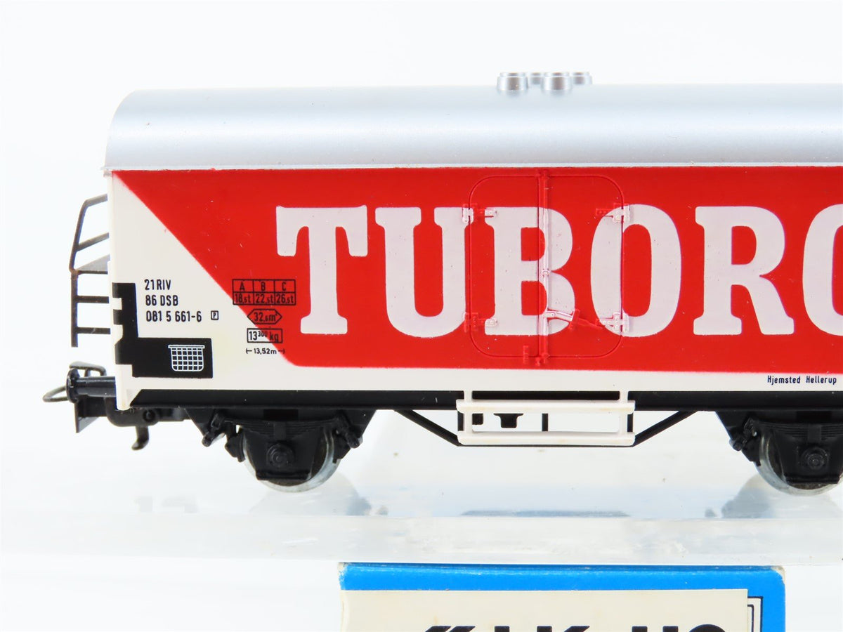 HO Scale Marklin 4536 DSB Danish Tuborg Beer Reefer #661-6P