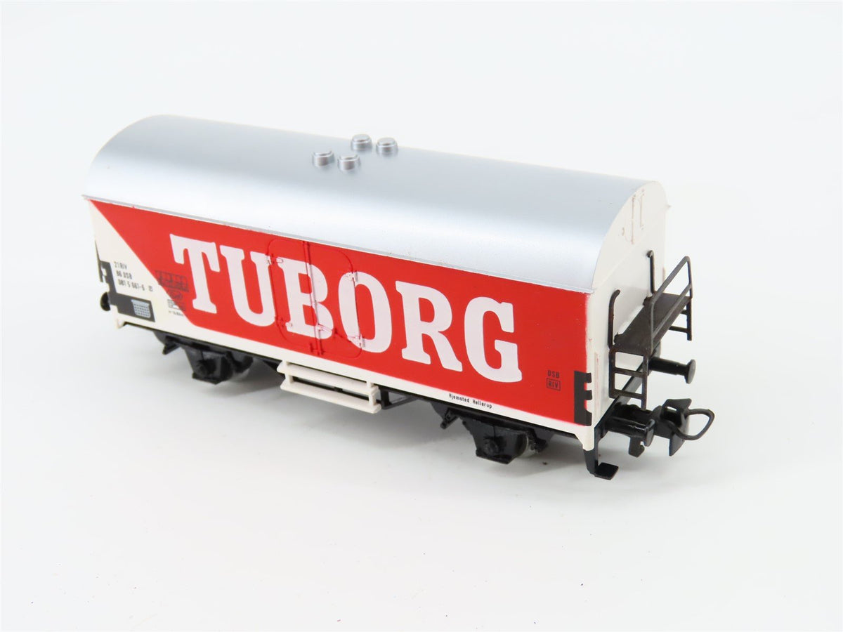 HO Scale Marklin 4536 DSB Danish Tuborg Beer Reefer #661-6P