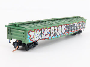 N Micro-Trains MTL 10644251 BN Burlington Northern Gondola #577239 w/ Graffiti