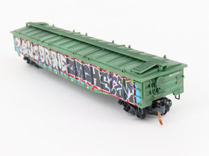 N Micro-Trains MTL 10644251 BN Burlington Northern Gondola #577239 w/ Graffiti