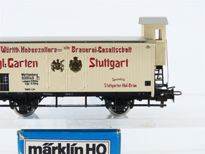 HO Marklin 4677 K.W.St.E. Wurttemberg Stuttgarter Hofbräu Beer Car #600049P