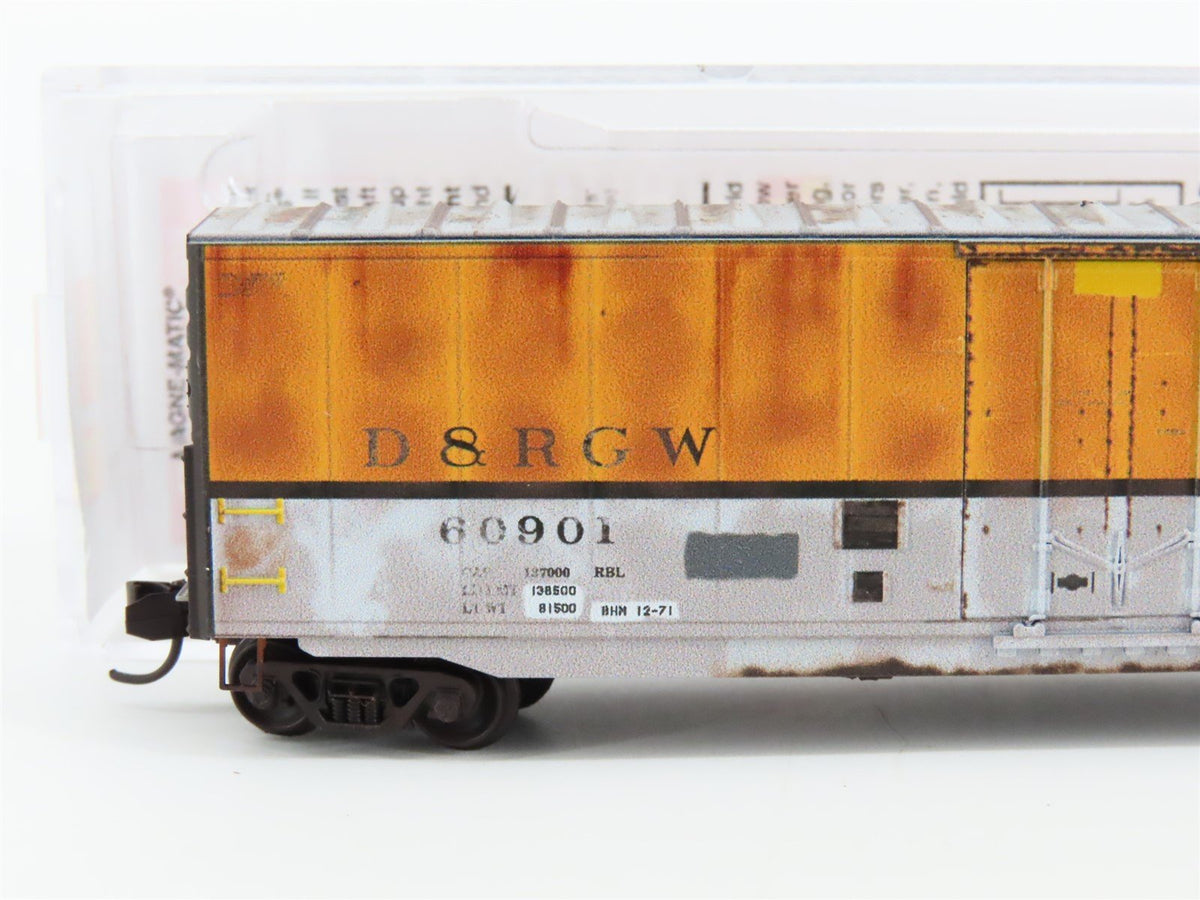 N Scale Micro-Trains MTL 18151170 D&amp;RGW Rio Grande Box Car #60901 Weathered