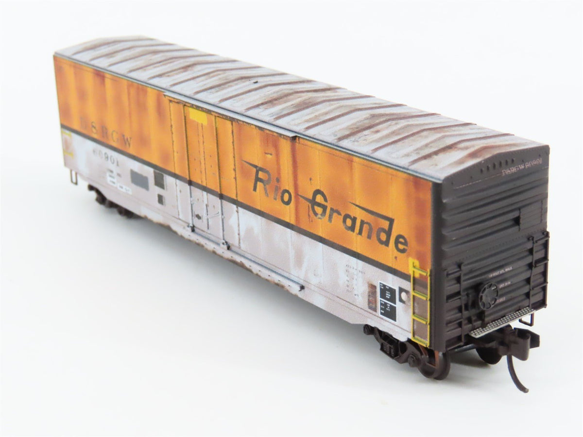 N Scale Micro-Trains MTL 18151170 D&amp;RGW Rio Grande Box Car #60901 Weathered