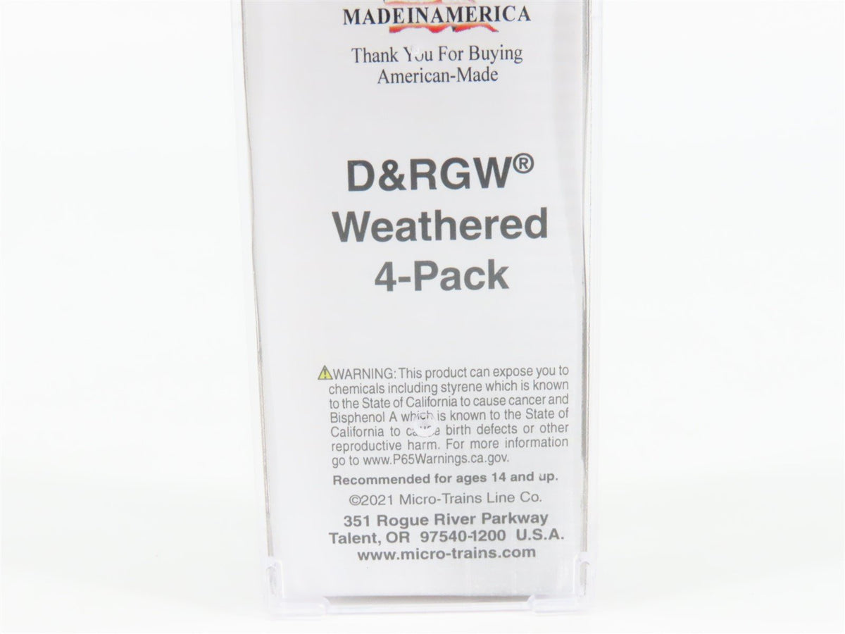 N Scale Micro-Trains MTL 18151170 D&amp;RGW Rio Grande Box Car #60901 Weathered