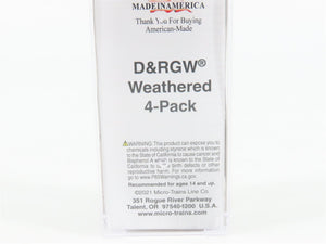 N Scale Micro-Trains MTL 18151170 D&RGW Rio Grande Box Car #60901 Weathered