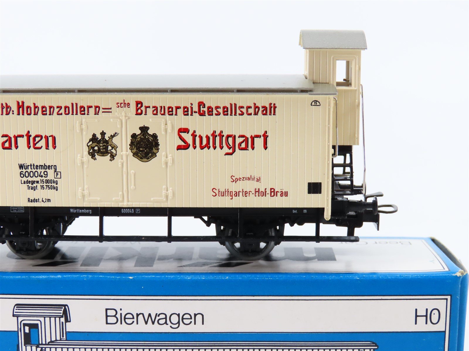 HO Marklin HAMO 8477 K.W.St.E. Stuttgarter Hofbräu Beer Car #600049P