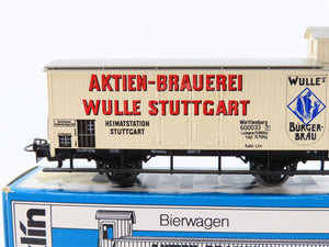 HO Marklin Hamo 8478 K.W.St.E. Wulle's Bürger-Bräu Beer Car #600033P
