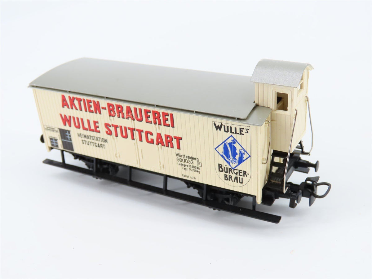 HO Marklin Hamo 8478 K.W.St.E. Wulle&#39;s Bürger-Bräu Beer Car #600033P