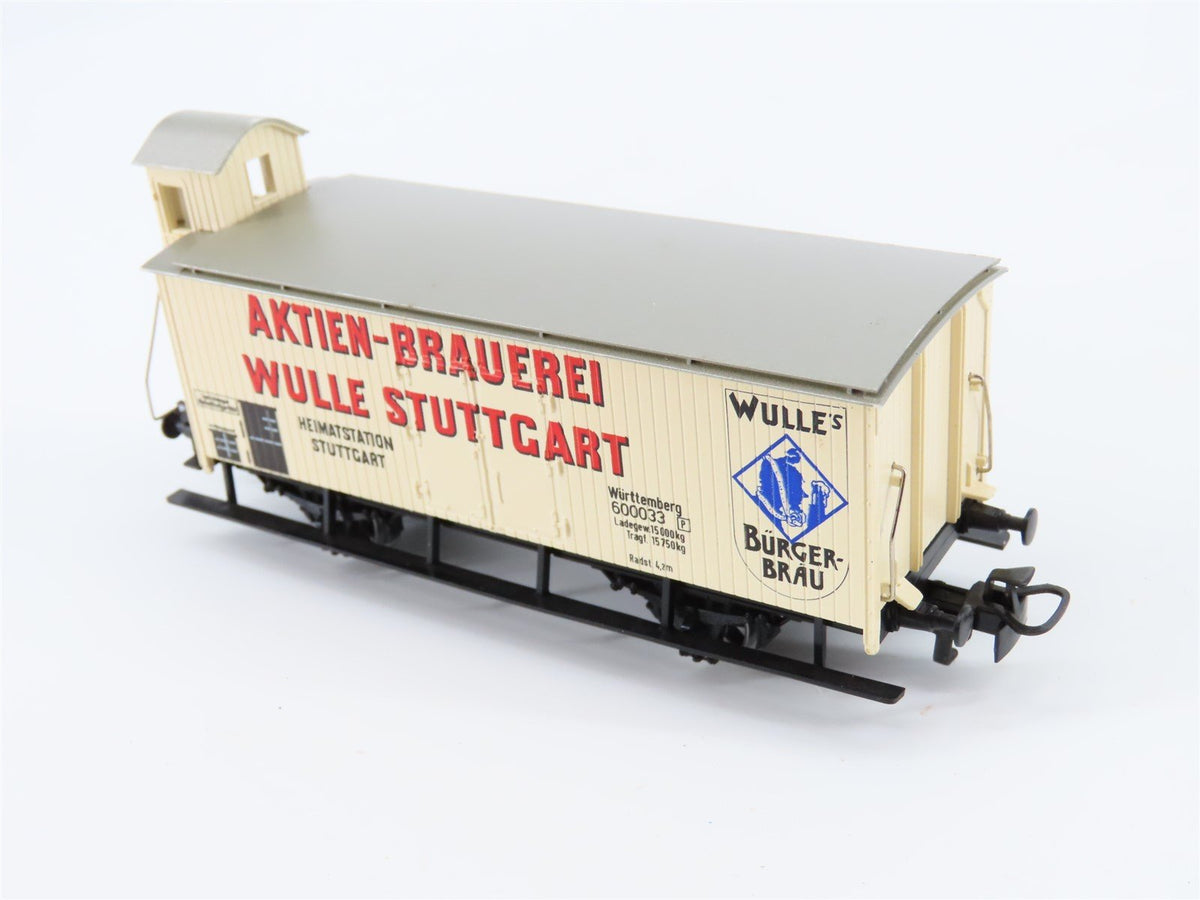 HO Marklin Hamo 8478 K.W.St.E. Wulle&#39;s Bürger-Bräu Beer Car #600033P