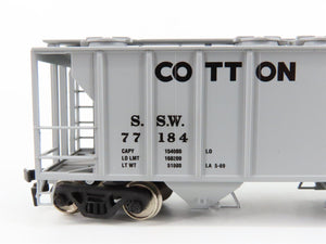 HO Scale Atlas 1805 SSW Cotton Belt PS-2 2 Bay Covered Hopper Car #77184