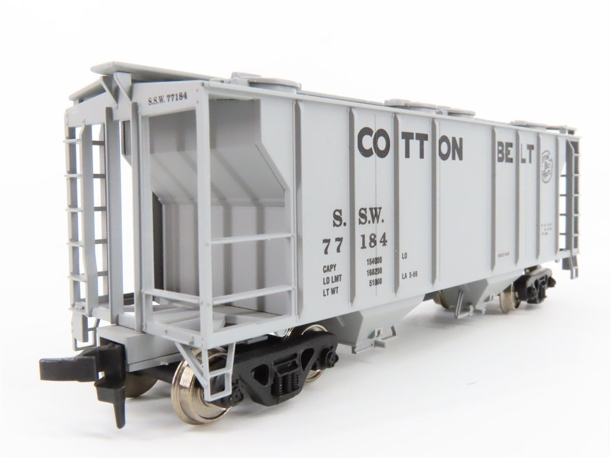 HO Scale Atlas 1805 SSW Cotton Belt PS-2 2 Bay Covered Hopper Car #77184