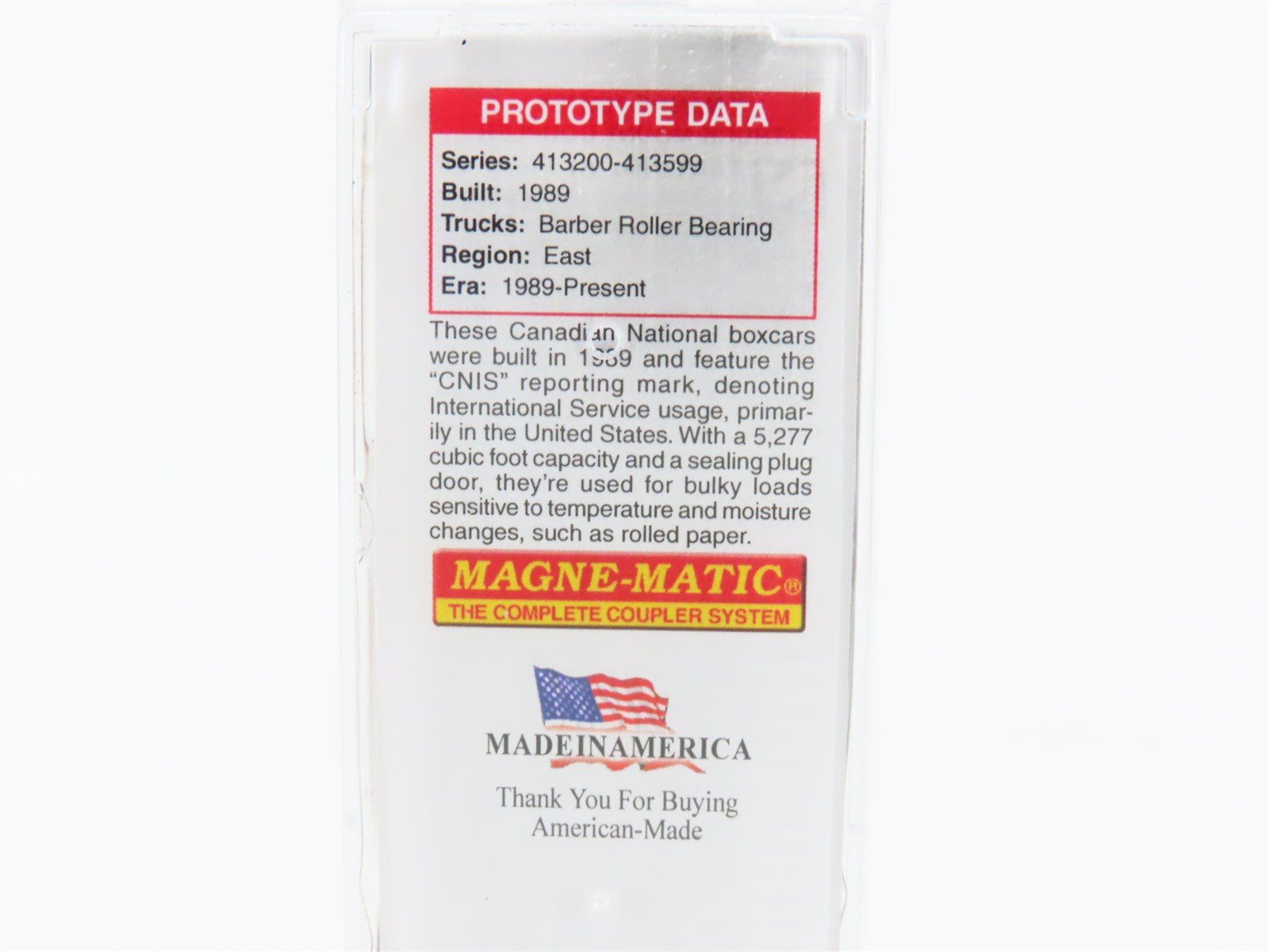 N Micro-Trains MTL 02752460 CN Canadian National 50' Box Car #413490 w/ Graffiti