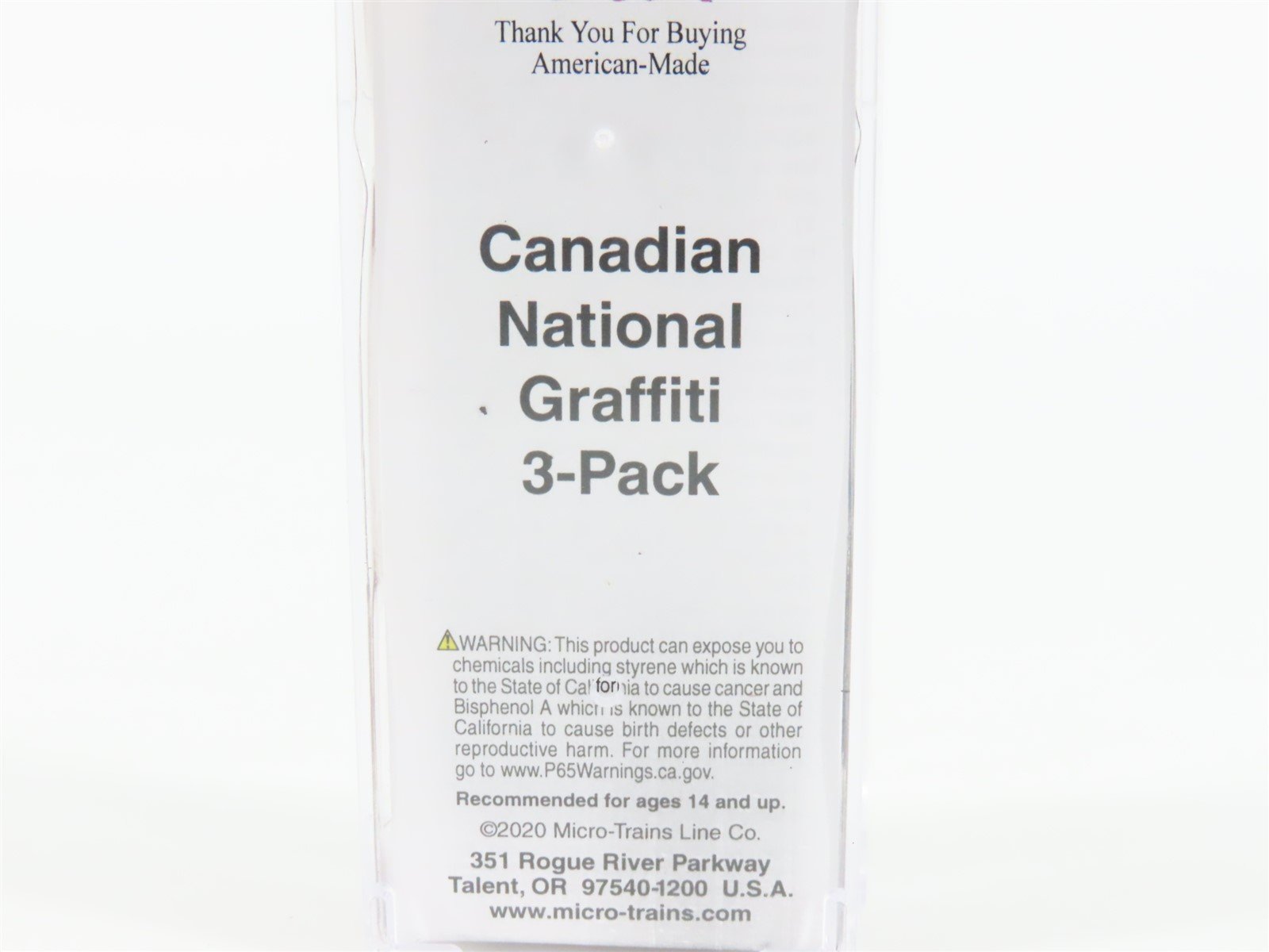 N Micro-Trains MTL 02752460 CN Canadian National 50' Box Car #413490 w/ Graffiti