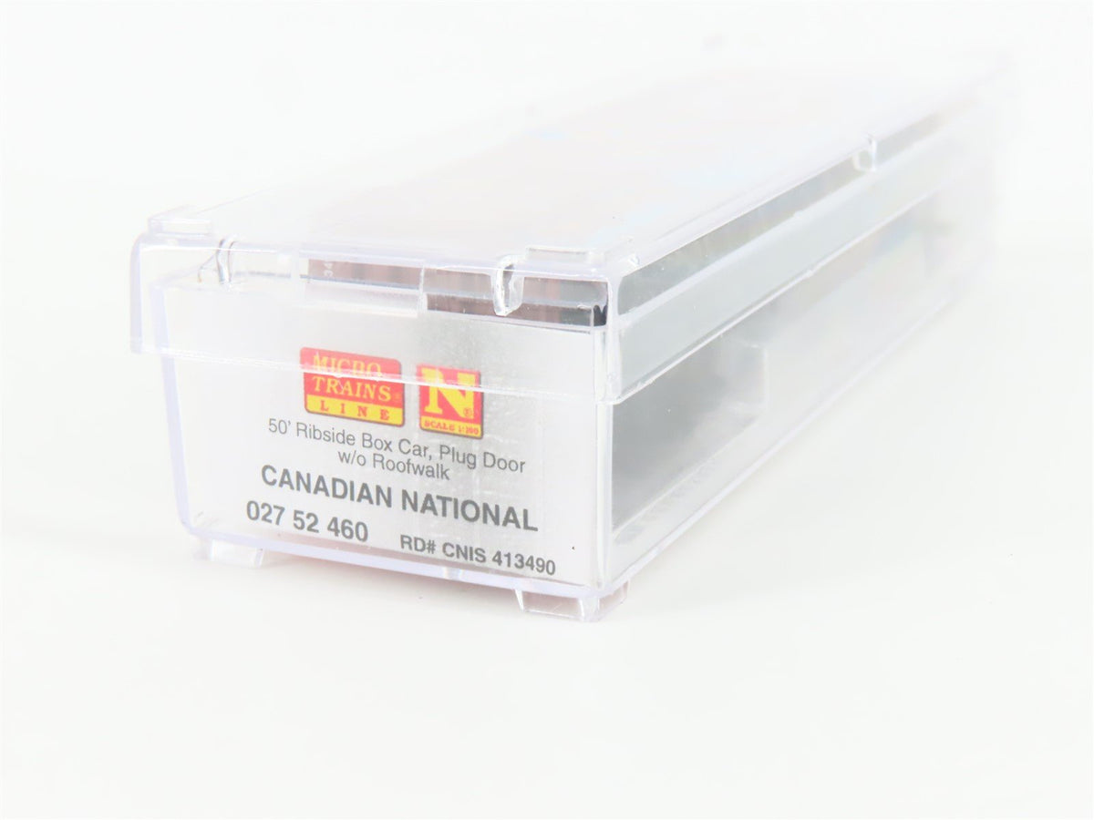 N Micro-Trains MTL 02752460 CN Canadian National 50&#39; Box Car #413490 w/ Graffiti