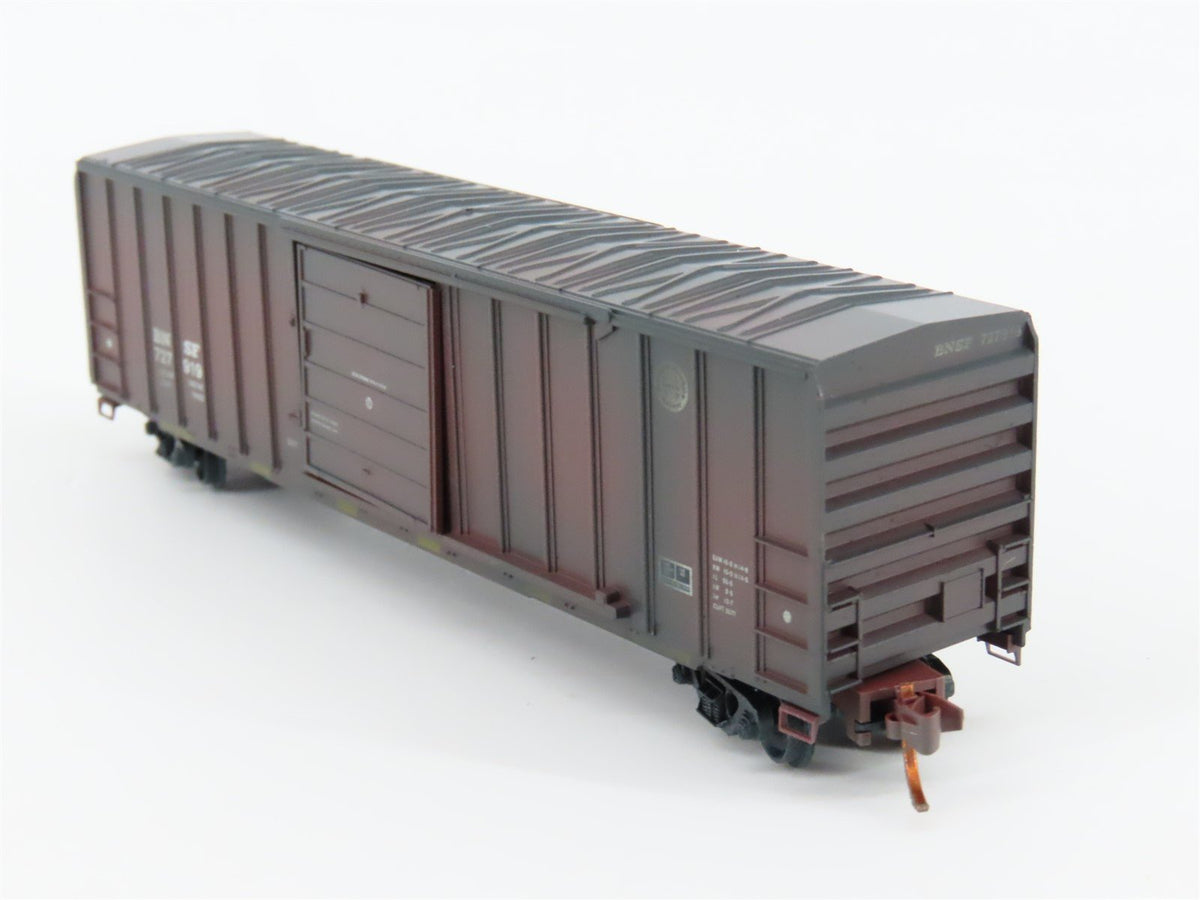 N Scale Micro-Trains MTL 02554740 BNSF Railway 50&#39; Box Car #727919 Weathered