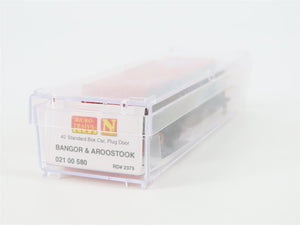 N Micro-Trains MTL 02100580 BAR Bangor & Aroostook 40' Plug Door Boxcar #2375