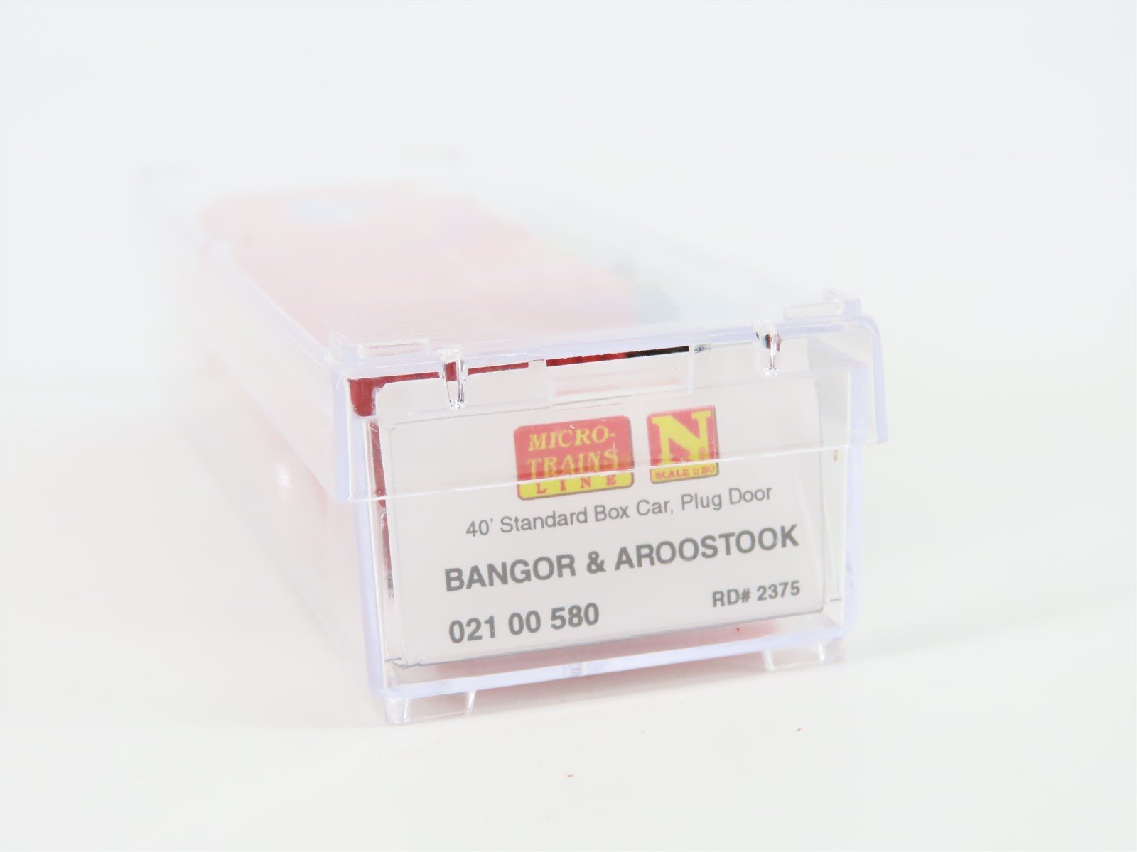 N Micro-Trains MTL 02100580 BAR Bangor & Aroostook 40' Plug Door Boxcar #2375