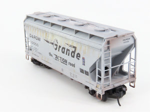 N Scale Micro-Trains MTL 09251020 D&RGW Rio Grande 2-Bay Hopper #10000 Weathered