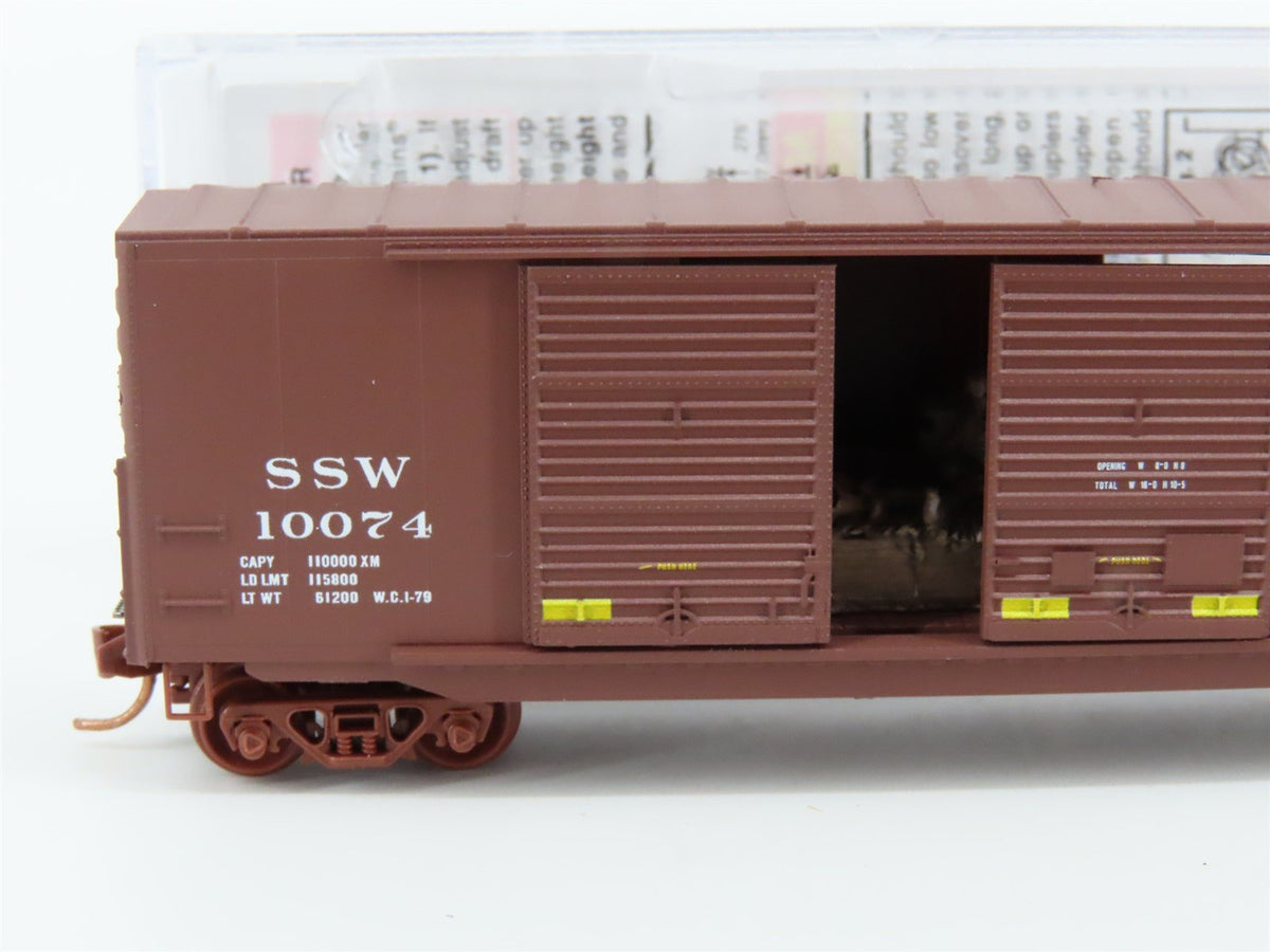 N Scale Micro-Trains MTL 18200040 SSW Cotton Belt 50&#39; Double Door Box Car #10074