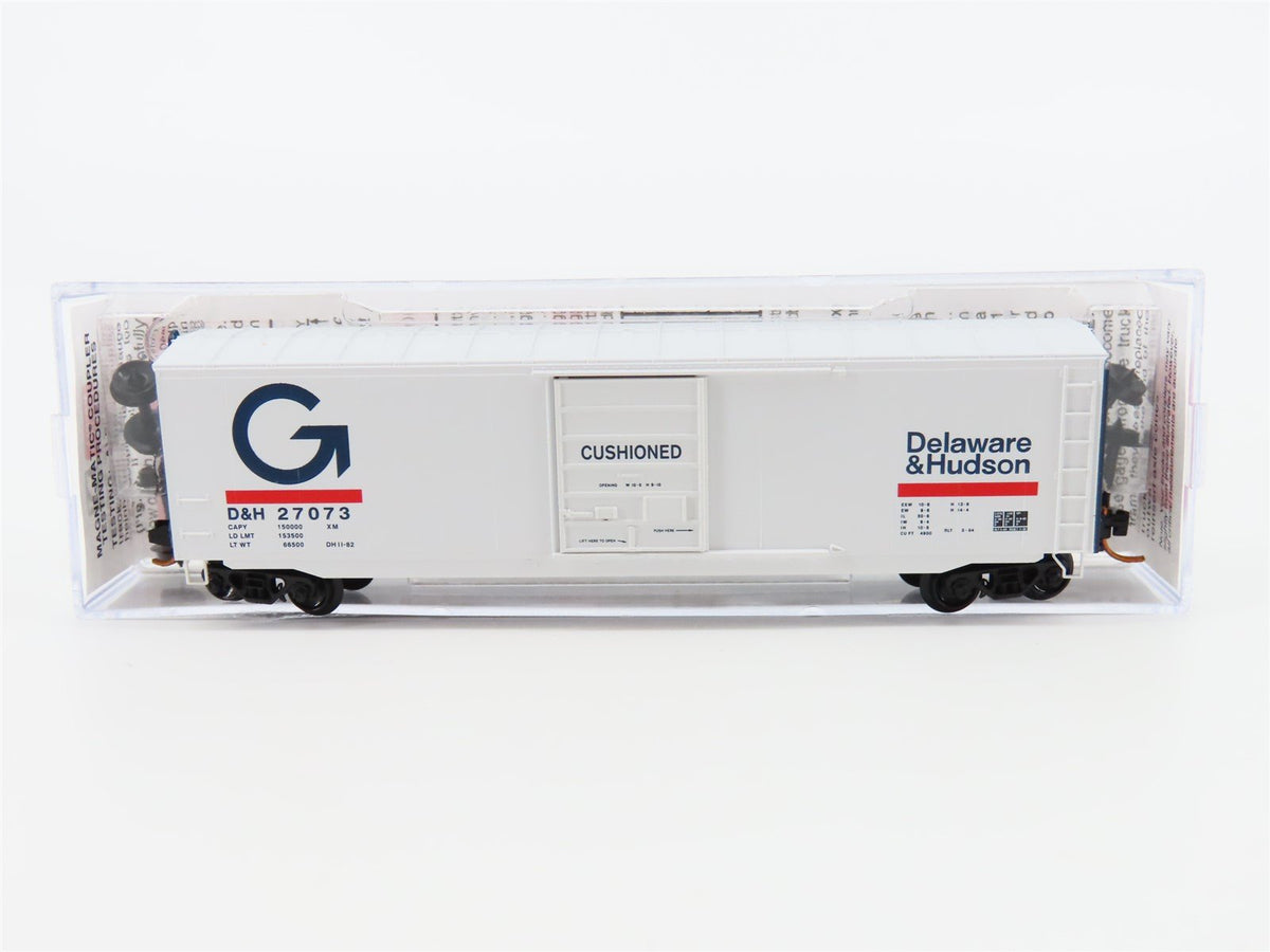 N Micro-Trains MTL 0770006 D&amp;H Delaware &amp; Hudson 50&#39; Single Door Boxcar #27073