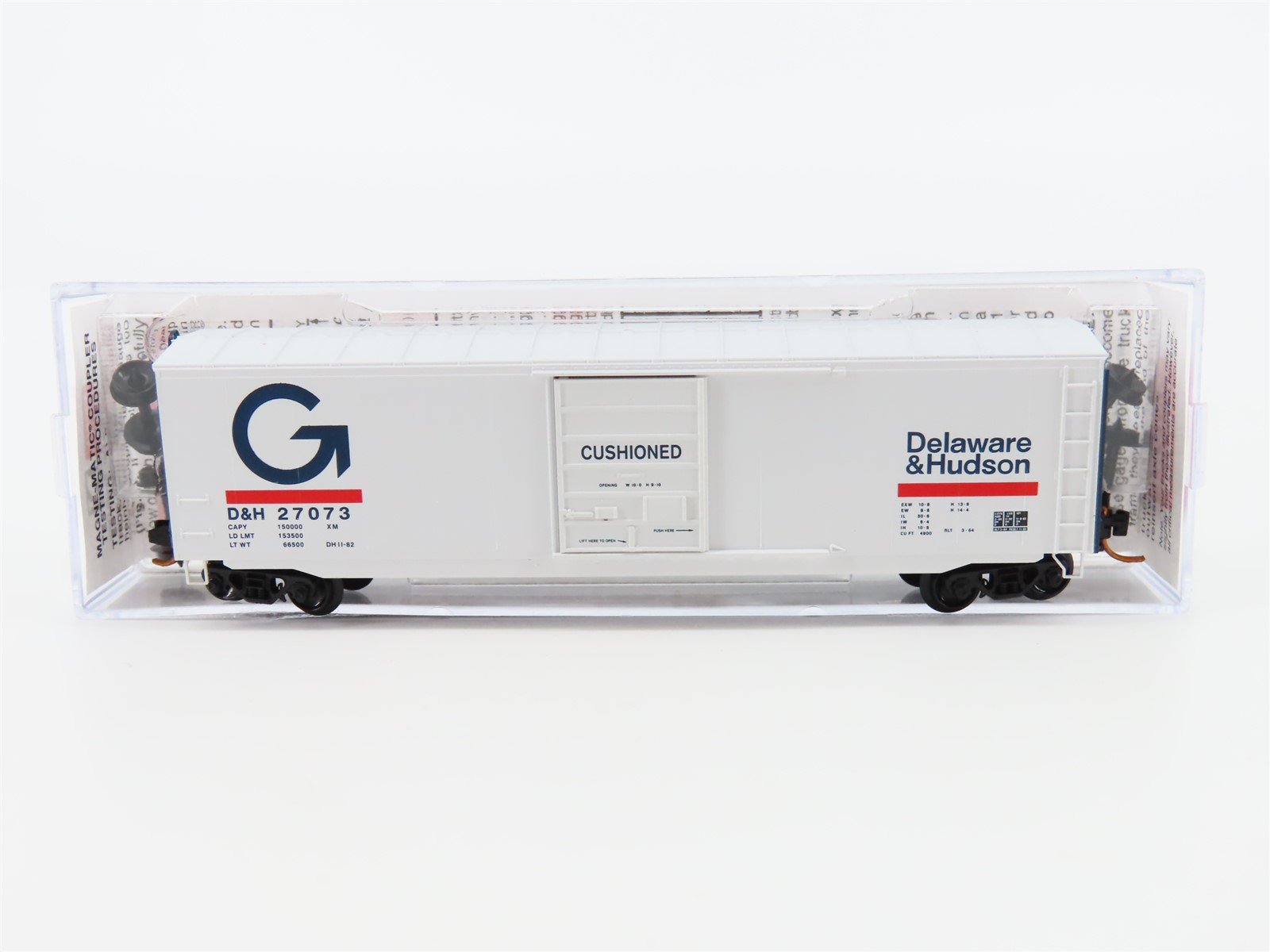 N Micro-Trains MTL 0770006 D&H Delaware & Hudson 50' Single Door Boxcar #27073