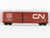 N Micro-Trains MTL 03700080 CN Canadian National Double Door Box Car #796060