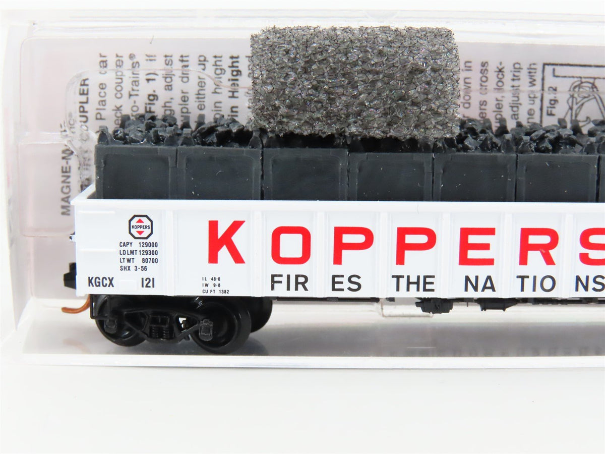 N Scale Micro-Trains MTL 10500711 KGCX Koppers Coke 50&#39; Gondola #121