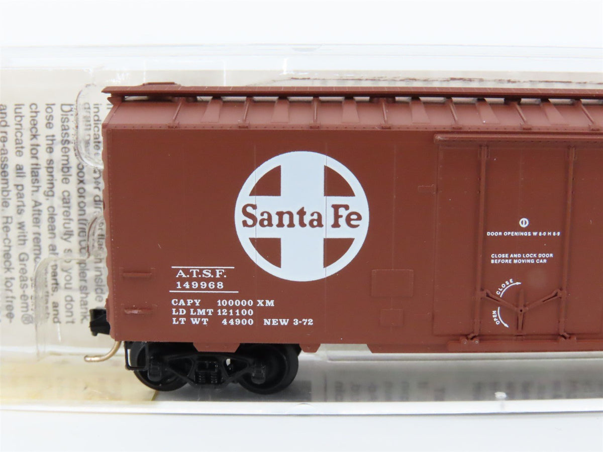 N Scale Micro-Trains MTL 21110 ATSF Santa Fe 40&#39; Plug Door Box Car #149968