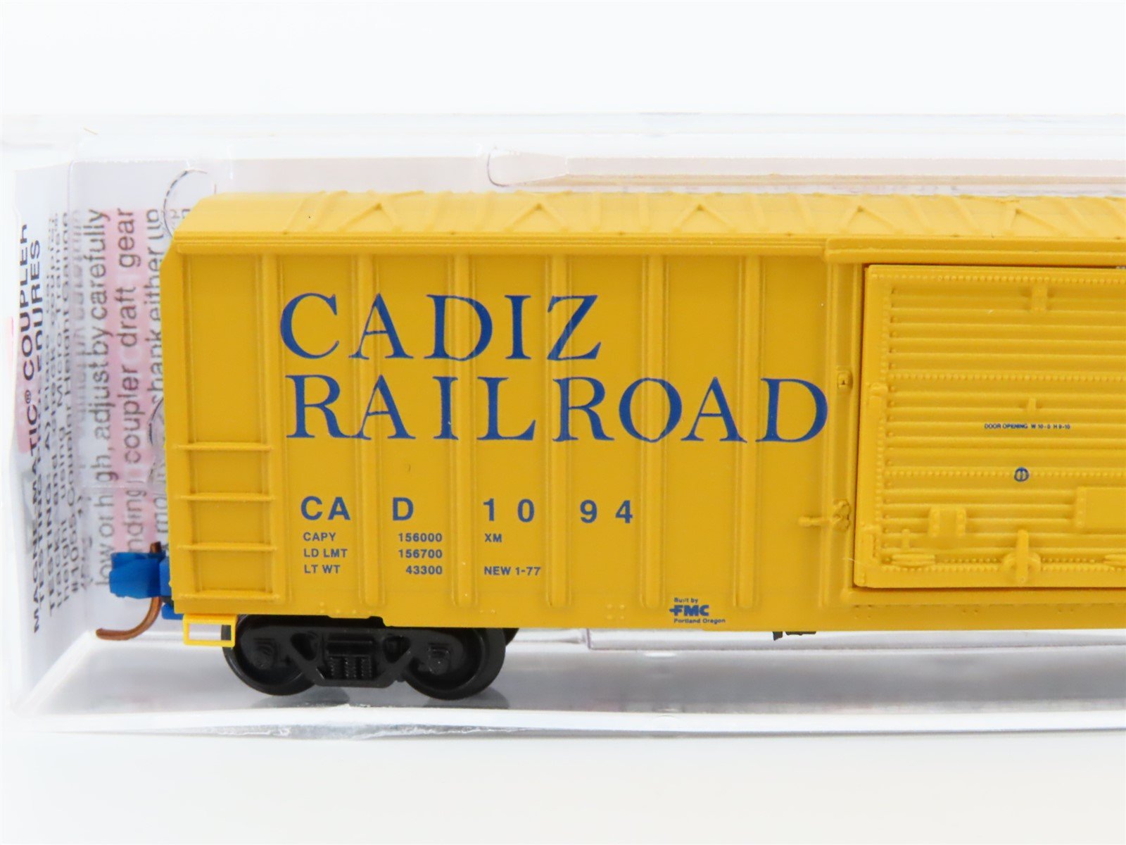 N Scale Micro-Trains MTL 02500690 CAD Cadiz Railroad 50' Plug Door Box Car #1094
