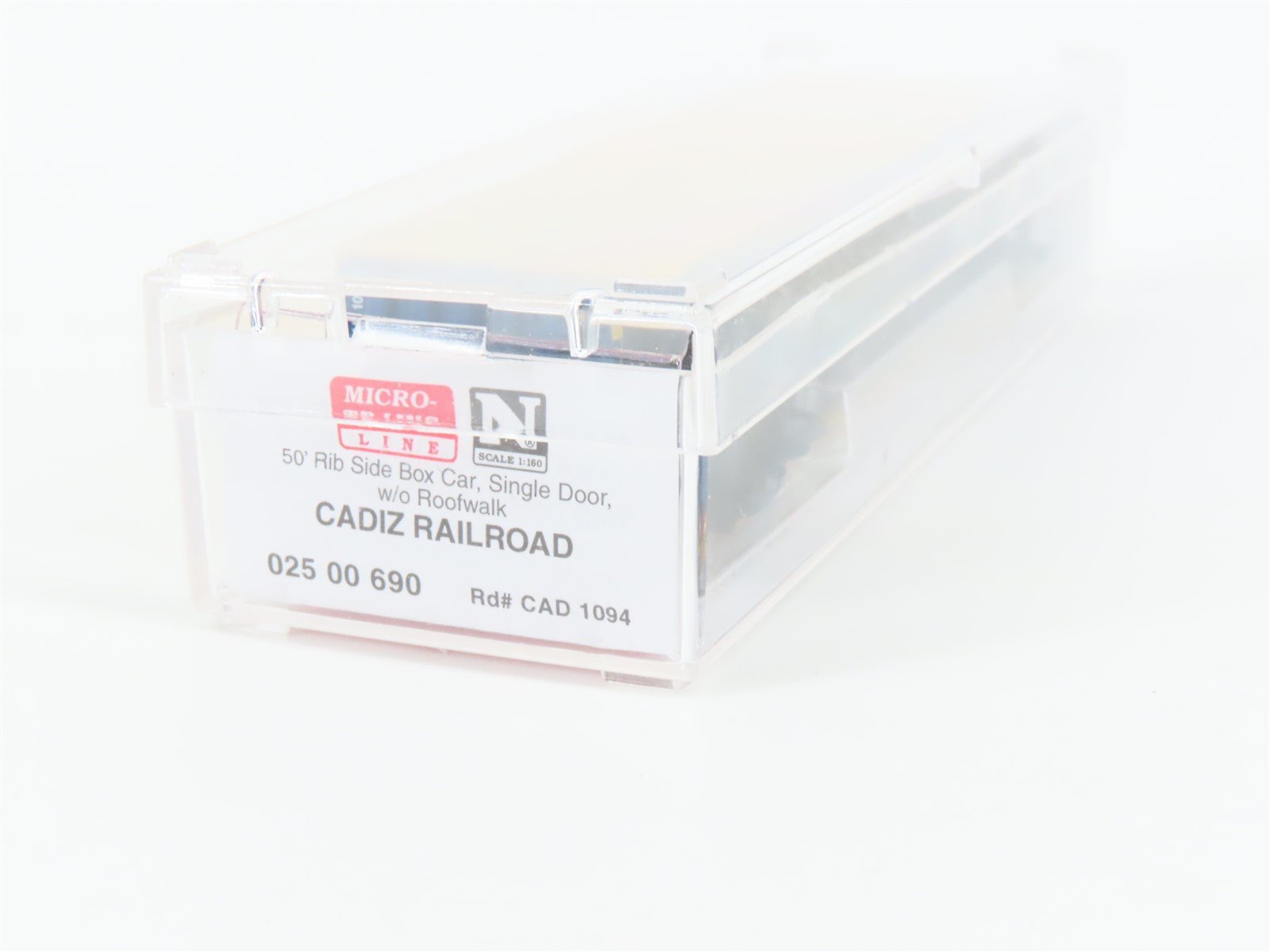 N Scale Micro-Trains MTL 02500690 CAD Cadiz Railroad 50' Plug Door Box Car #1094