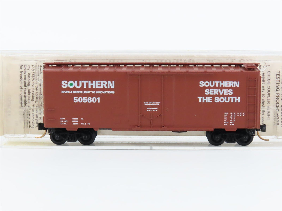 N Scale Kadee Micro-Trains MTL 21100 SOU Southern 40&#39; Plug Door Box Car #505601