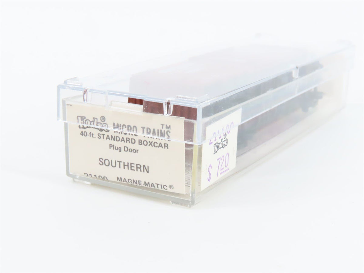 N Scale Kadee Micro-Trains MTL 21100 SOU Southern 40&#39; Plug Door Box Car #505601