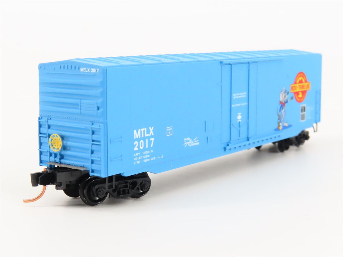 N Scale Micro-Trains MTL 18100030 MTLX 45th Anniversary Box Car #2017w/ Graffiti
