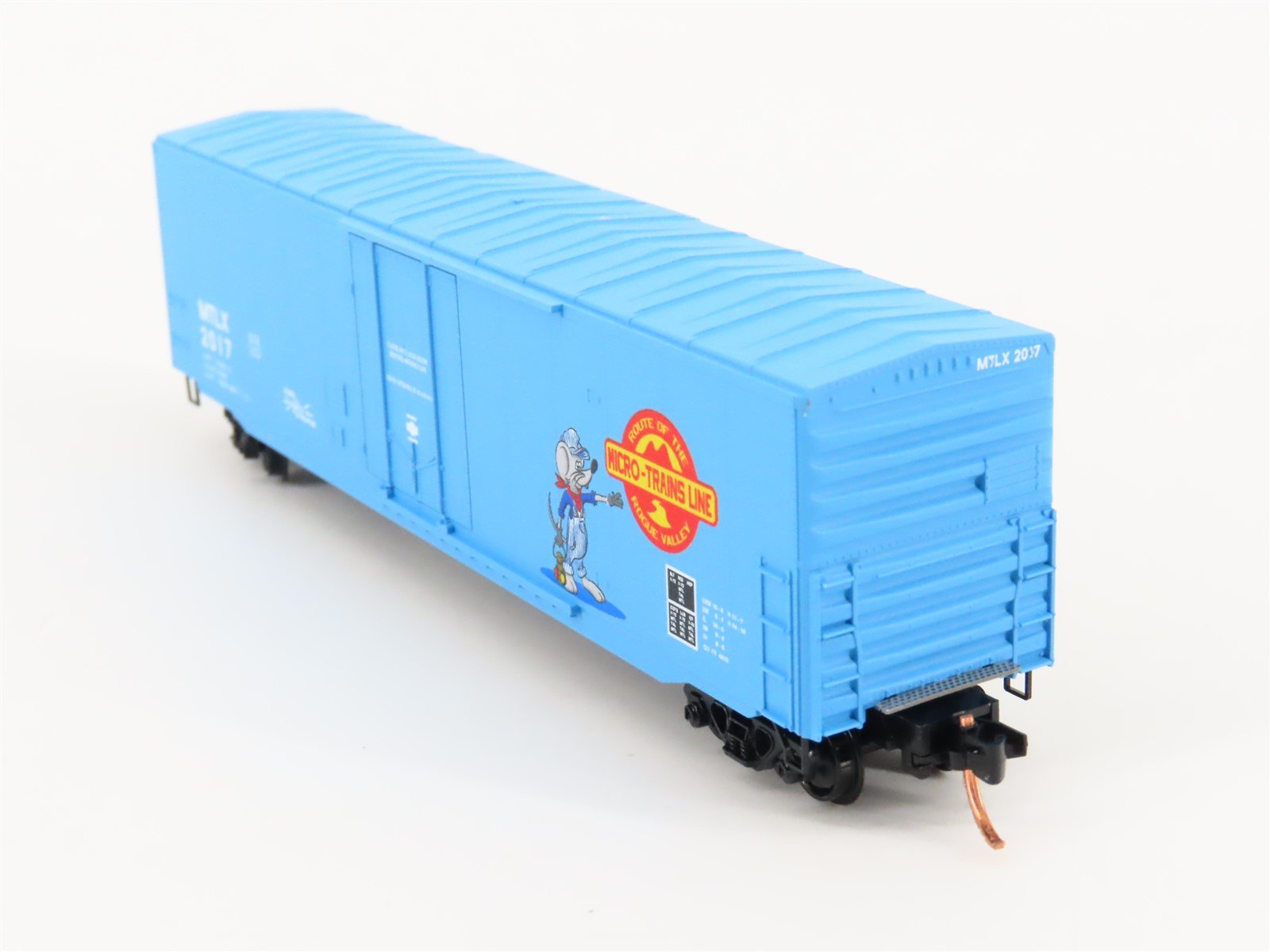 N Scale Micro-Trains MTL 18100030 MTLX 45th Anniversary Box Car #2017w/ Graffiti