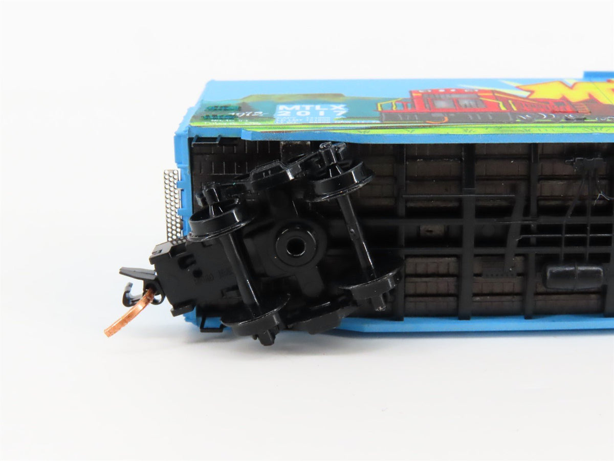 N Scale Micro-Trains MTL 18100030 MTLX 45th Anniversary Box Car #2017w/ Graffiti