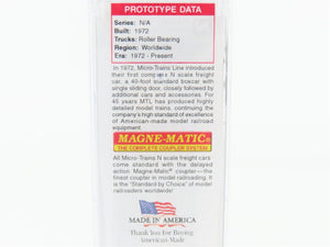 N Scale Micro-Trains MTL 18100030 MTLX 45th Anniversary Box Car #2017w/ Graffiti