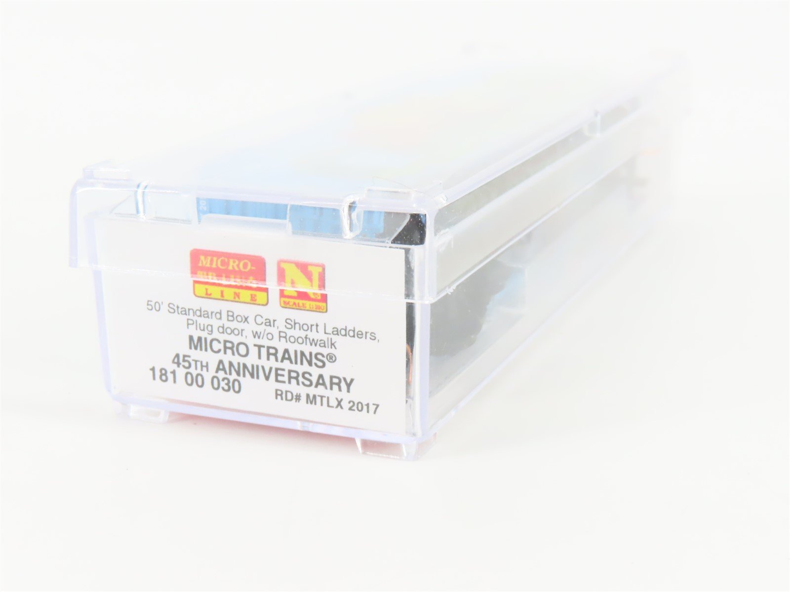 N Scale Micro-Trains MTL 18100030 MTLX 45th Anniversary Box Car #2017w/ Graffiti