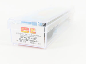 N Scale Micro-Trains MTL 18100030 MTLX 45th Anniversary Box Car #2017w/ Graffiti