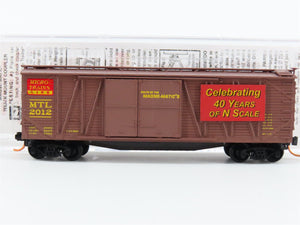 N Scale Micro-Trains MTL 04000020 40th Anniversary 40' Box Car #2012