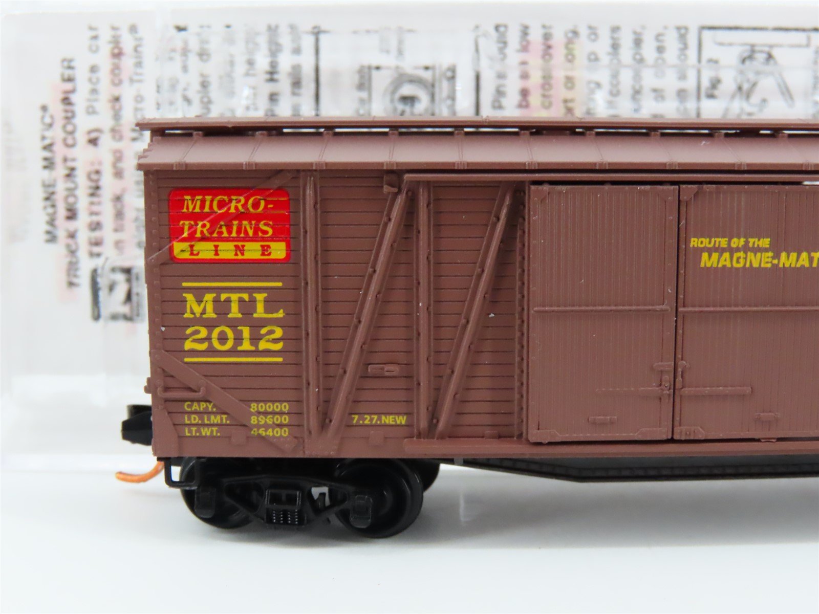 N Scale Micro-Trains MTL 04000020 40th Anniversary 40' Box Car #2012