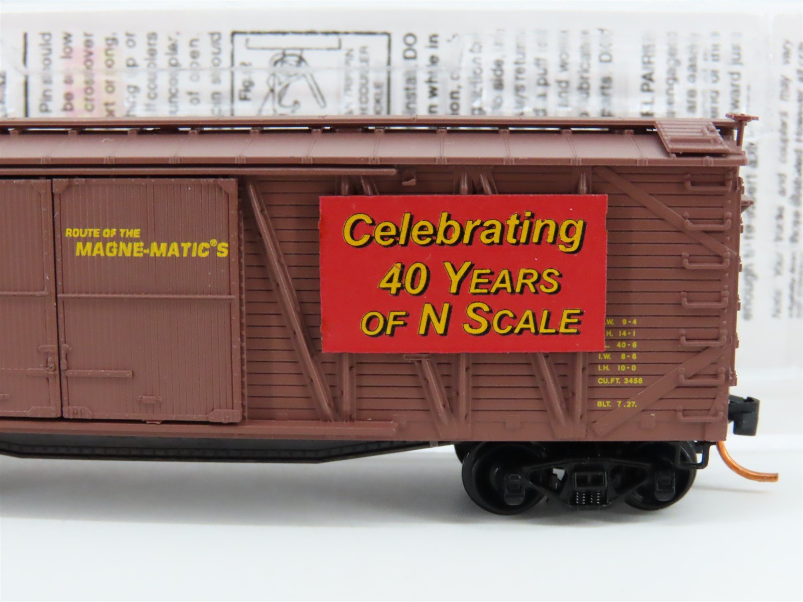 N Scale Micro-Trains MTL 04000020 40th Anniversary 40' Box Car #2012