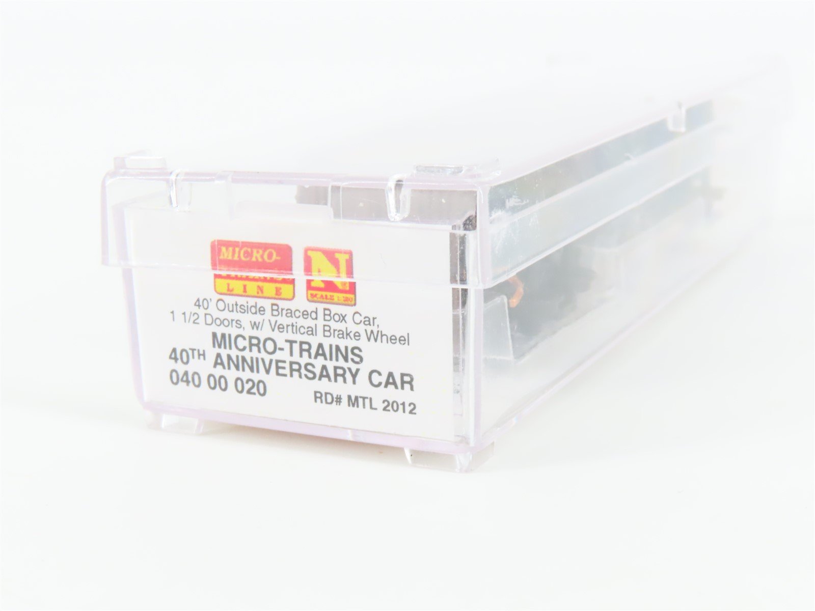 N Scale Micro-Trains MTL 04000020 40th Anniversary 40' Box Car #2012