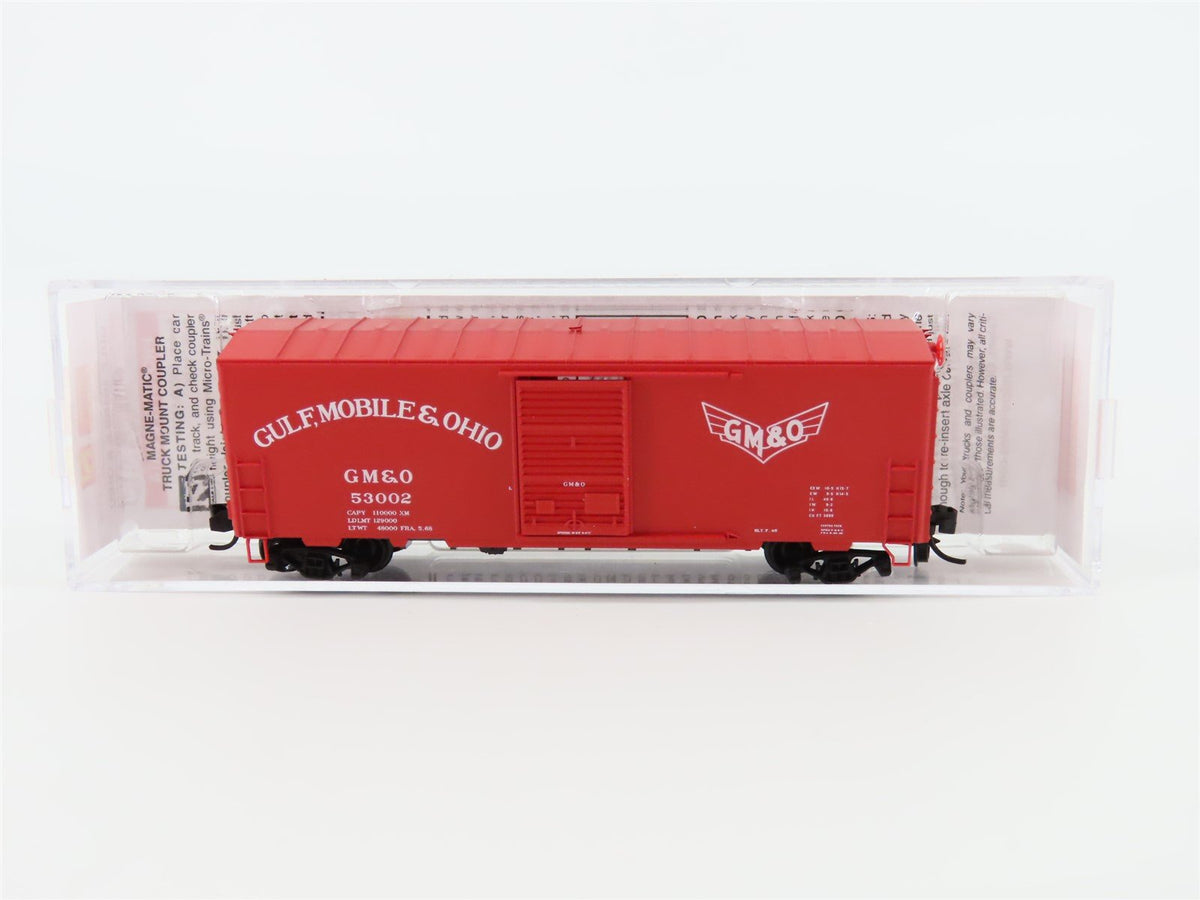 N Scale Micro-Trains MTL 07300540 GM&amp;O Gulf Mobile &amp; Ohio 40&#39; Box Car #53002