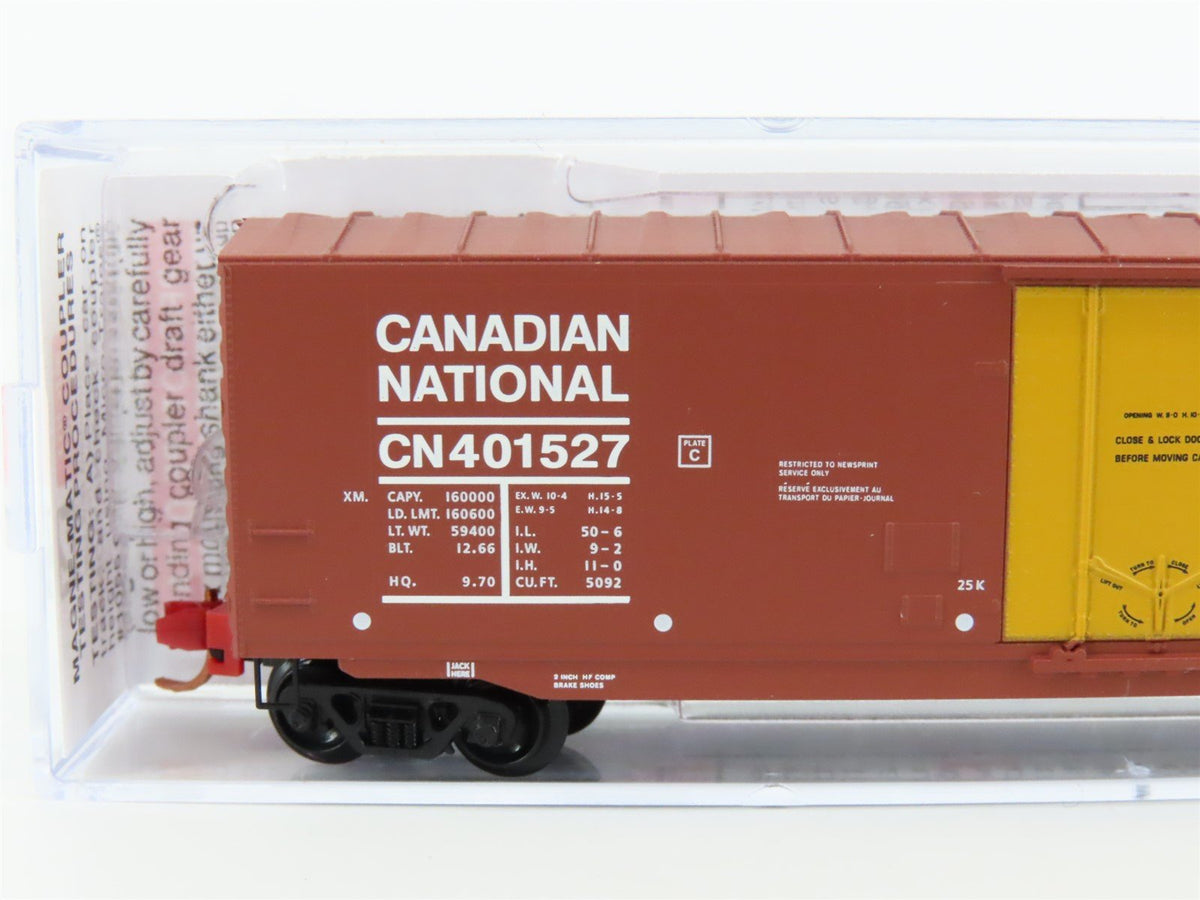 N Scale Micro-Trains MTL 03800460 CN Canadian National 50&#39; Box Car #401527