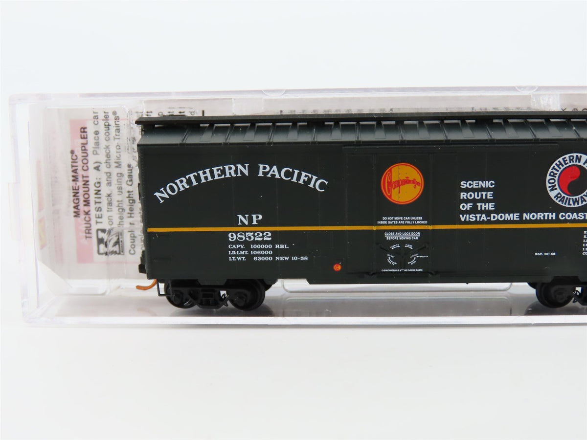 N Micro-Trains MTL 02100170 NP Northern Pacific 40&#39; Plug Door Box Car #98522