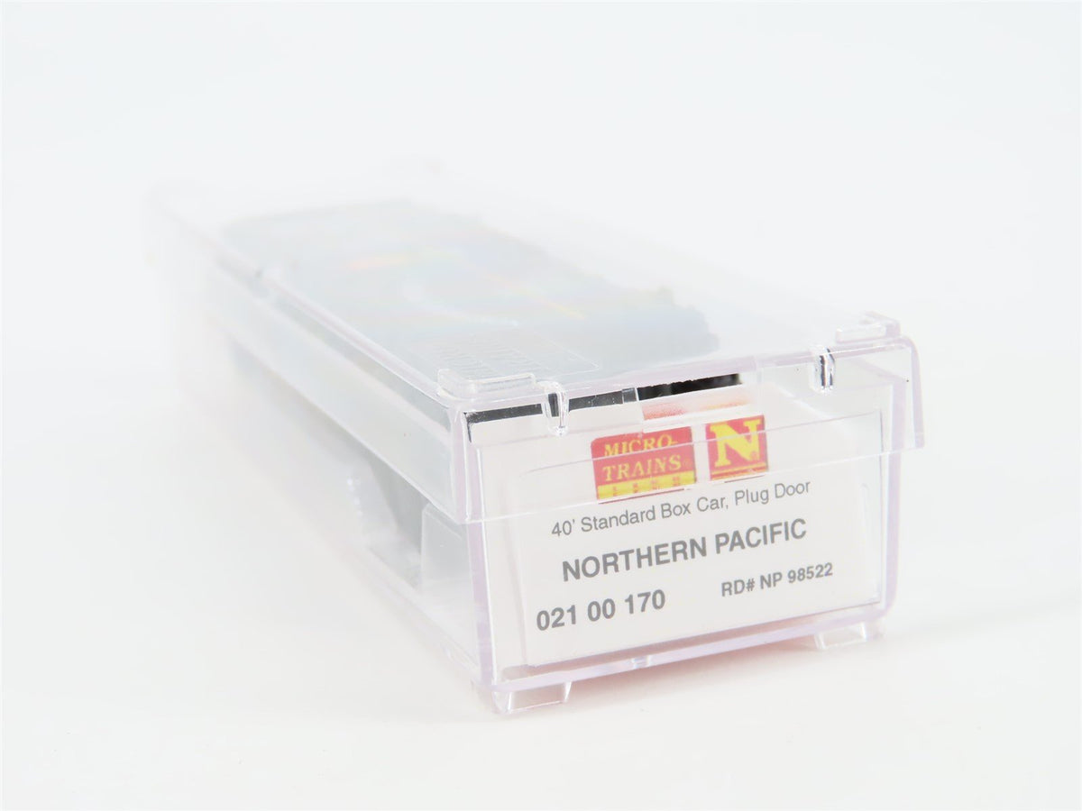 N Micro-Trains MTL 02100170 NP Northern Pacific 40&#39; Plug Door Box Car #98522